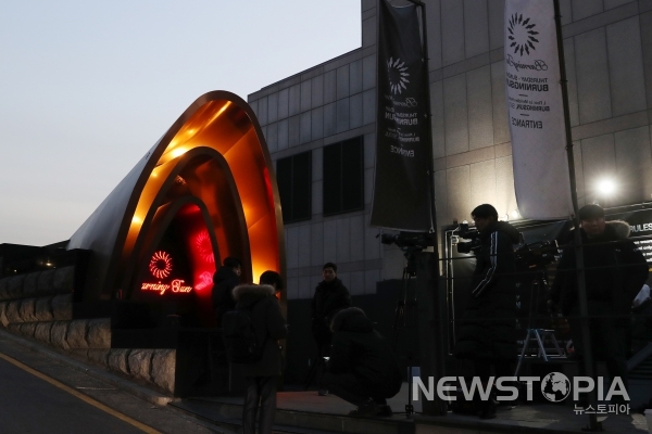 서울 강남구 역삼동 버닝썬 입구 앞 모습.ⓒ뉴시스