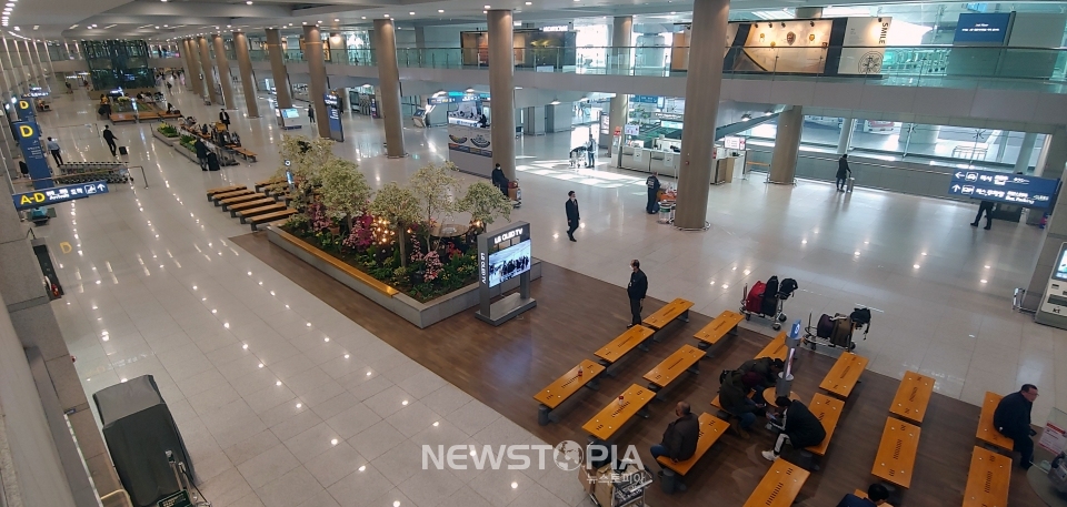 한산한 인천공항 입국장ⓒ뉴시스