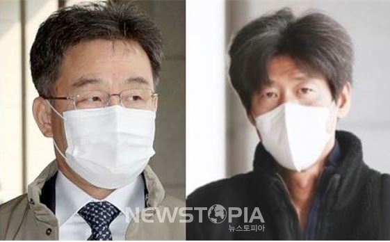 김만배(왼쪽) 화천대유자산관리 대주주와 천화동인 4호 소유주 남욱 변호사.ⓒ뉴시스