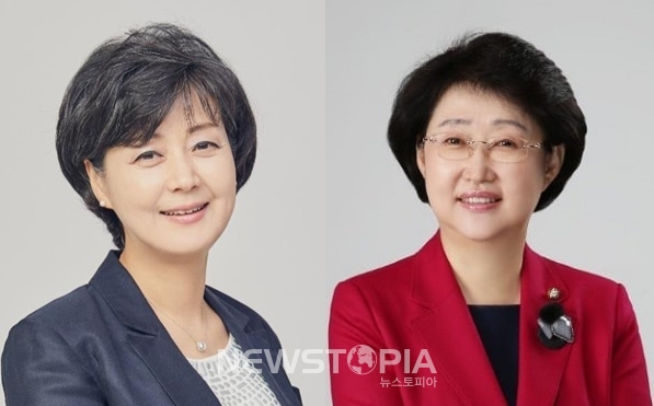 교육부장관 후보 박순애 교수, 복지부장관 후보 김승희 전 의원ⓒ뉴시스