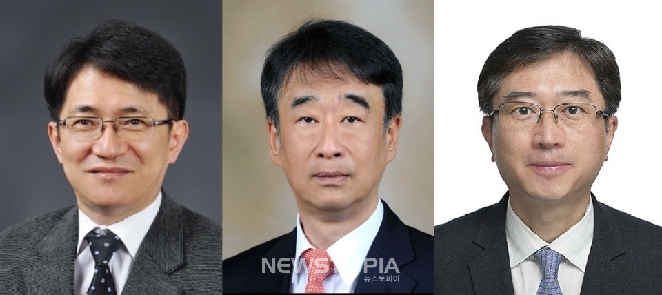 대법관후보추천위원회는 14일 오후 2시 대법원에서 회의를 열고 천거된 심사대상자들의 적격 여부를 심사한 결과 제청대상 후보자로 3명을 대법원장에게 추천했다. 왼쪽부터 이균용(61·사법연수원 16기) 대전고등법원장, 오석준(60·19기) 제주지방법원장, 오영준(53·23기) 서울고법 부장판사. 2022.07.14. (사진=대법원 제공)