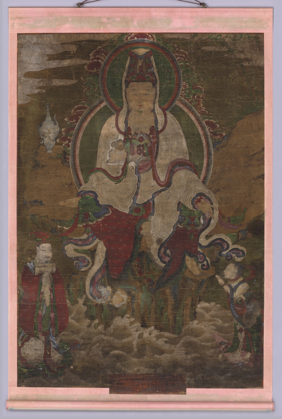 자비로 중생을 구제하는 관음보살 도순 조선 1854년 비단에 채색 169.0×110.0cmⓒ뉴시스