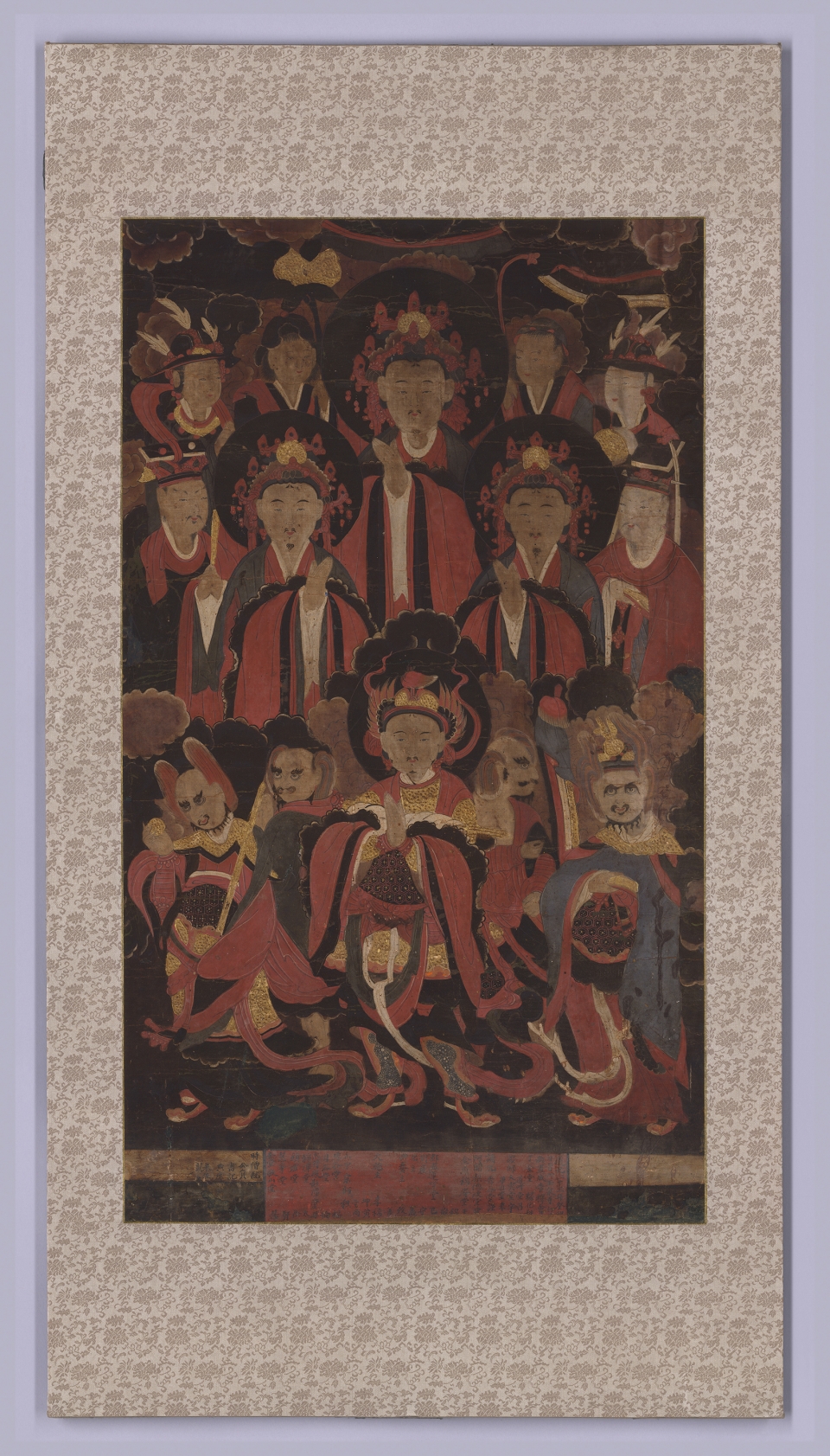 제석천 천여 조선 1843년 비단에 채색 131.0×72.0cmⓒ뉴시스