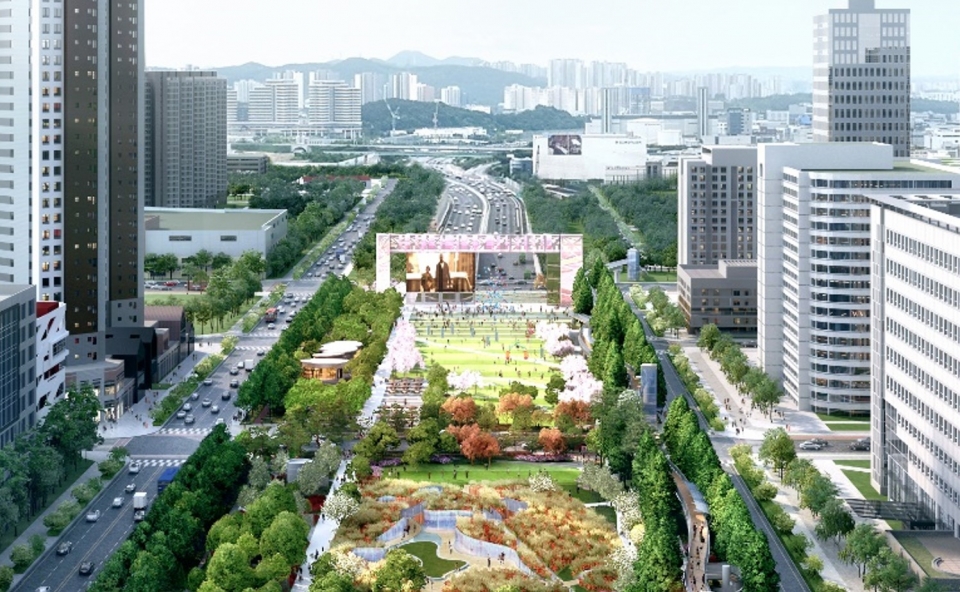동탄터널 상부공원 조감도(LH제공)