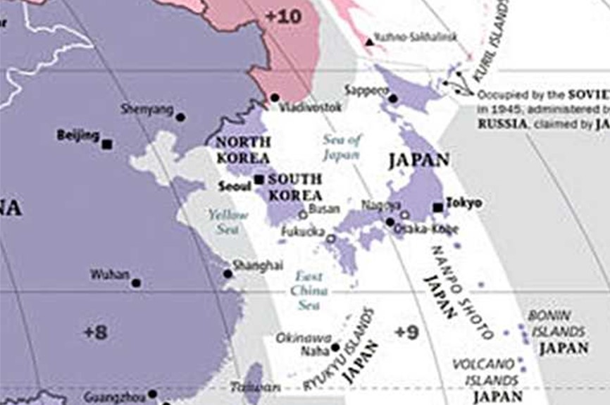 미국 국무부 지도 확대본. (출처=미국 국무부 사이트)